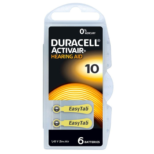 DURACELL DA 10 1.45V (6τεμ.) BP-6 ΒΑΡΗΚΟΪΑΣ - (ΜΕ ΦΟΡΟ 0,06€)Τεμάχια / Κιβώτιο: 10