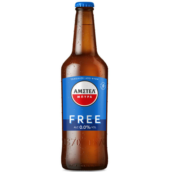 AMSTEL free ΜΠΥΡΑ 500ml - (ΦΙΑΛΗ)Τεμάχια / Κιβώτιο: 20