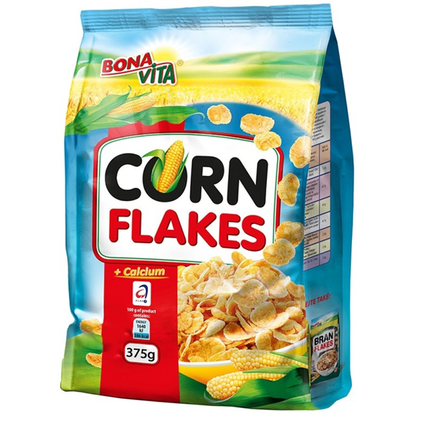 BONA VITA CORN FLAKES 375gr.Τεμάχια / Κιβώτιο: 12