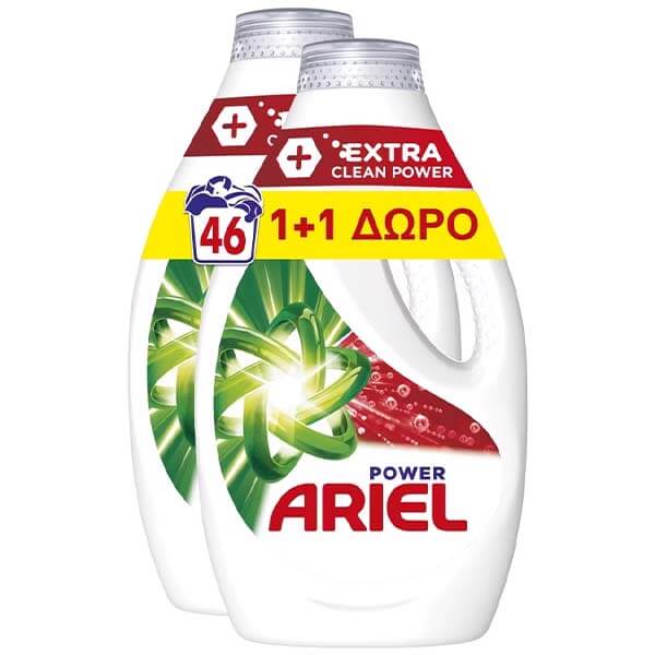 ARIEL ΥΓΡΟ 23μεζ. - (1,15lt) (EXTRA CLEAN) (1+1 ΔΩΡΟ)Τεμάχια / Κιβώτιο: 2