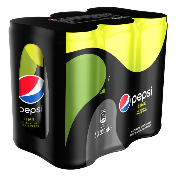 PEPSI MAX ΑΝΑΨΥΚΤΙΚΟ (6x330ml) - (LIME)Τεμάχια / Κιβώτιο: 4