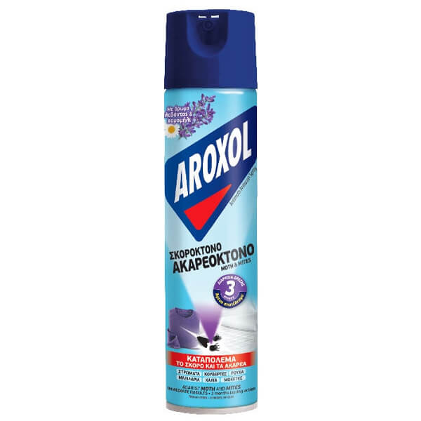 AROXOL ANTIACARI ΓΙΑ ΑΚΑΡΕΑ & ΣΚΟΡΟΥΣ 300ml - (ΛΕΒΑΝΤΑ)Τεμάχια / Κιβώτιο: 24
