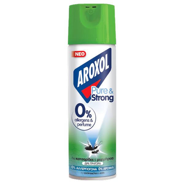 AROXOL ΚΑΤΣΑΡIΔΟΚΤΟNO 300ml - (PURE & STRONG)Τεμάχια / Κιβώτιο: 24