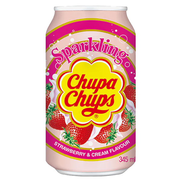 CHUPA CHUPS ΑΝΘΡΑΚΟΥΧΟ ΑΝΑΨΥΚΤΙΚΟ 345ml - (ΦΡΑΟΥΛΑ & ΚΡΕΜΑ)Τεμάχια / Κιβώτιο: 24