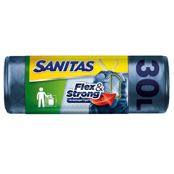 SANITAS ΣΑΚΟΥΛΑ ΑΠΟΡ/ΤΩΝ FLEX ΜΠΛΕ (50x55cm) (10τεμ.)Τεμάχια / Κιβώτιο: 40