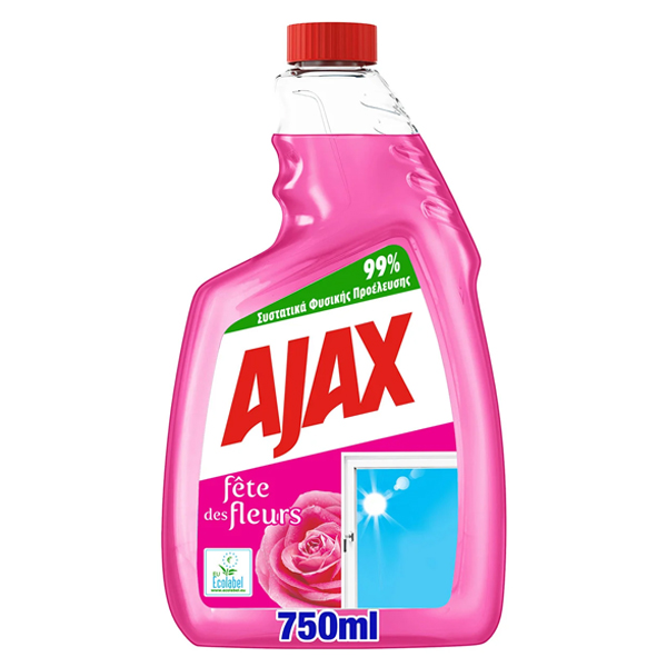 AJAX ΤΖΑΜΙΩΝ ΑΝΤΑΛΛΑΚΤΙΚΟ 750ml - (ΡΟΔΟ ΑΥΓΗΣ)Τεμάχια / Κιβώτιο: 12