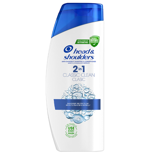 HEAD & SHOULDERS ΣΑΜΠΟΥΑΝ 625ml - (2in1) (CLASSIC CLEAN)Τεμάχια / Κιβώτιο: 6