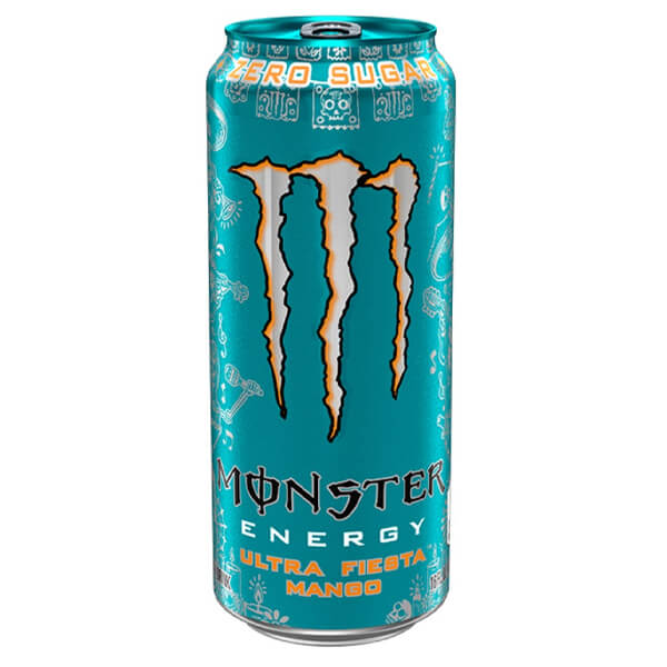 MONSTER ENERGY DRINK 500ml - (ULTRA FIESTA MANGO) (ZERO SUGAR)Τεμάχια / Κιβώτιο: 12