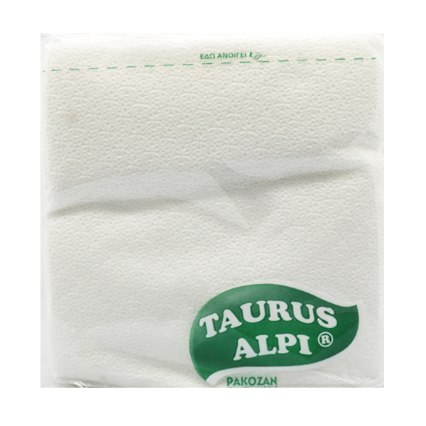ALPI ΧΑΡΤΟΠΕΤΣΕΤΑ ΛΕΥΚΗ (33x33cm) - (60 φύλλα)Τεμάχια / Κιβώτιο: 36