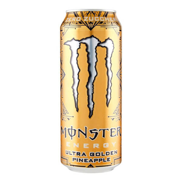 MONSTER ENERGY DRINK 500ml - (ULTRA GOLDEN PINEAPPLE) (ZERO SUGAR)Τεμάχια / Κιβώτιο: 12