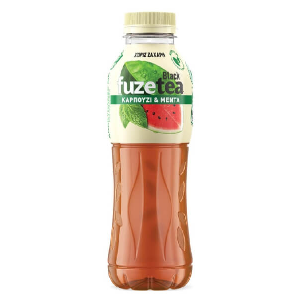 FUZE TEA ΜΑΥΡΟ 500ml - (ΚΑΡΠΟΥΖΙ ΚΑΙ ΜΕΝΤΑ)Τεμάχια / Κιβώτιο: 12