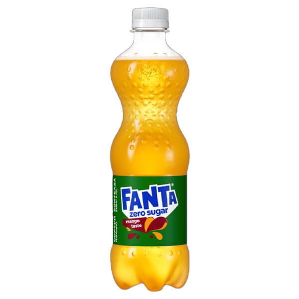 FANTA 500ml - (ΜΑΝΓΚΟ ZERO SUGAR)Τεμάχια / Κιβώτιο: 12