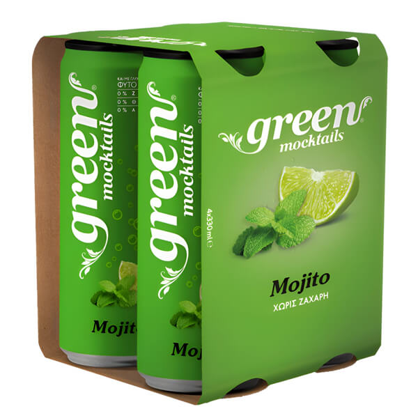 GREEN MOCTAILS (4x330ml) - (MOJITO)Τεμάχια / Κιβώτιο: 6