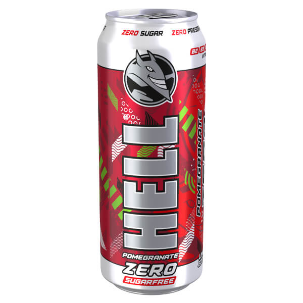 HELL ENERGY DRINK 500ml - (POMEGRANATE ZERO)Τεμάχια / Κιβώτιο: 12