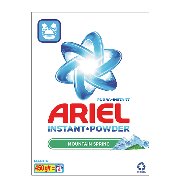 ARIEL ΣΚΟΝΗ ΧΕΙΡΟΣ 450gr - (MOUNTAIN SPRING)Τεμάχια / Κιβώτιο: 11