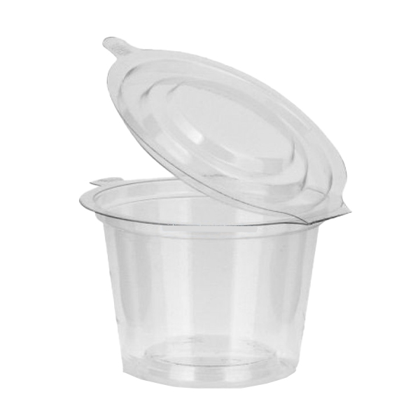 ΣΩΣΑΚΙ ΜΕ ΚΑΠΑΚΙ ΣΤΡΟΓΓΥΛΟ 100ml - (50τεμ.) (FT730-100) (LUX PLAST)Τεμάχια / Κιβώτιο: 20