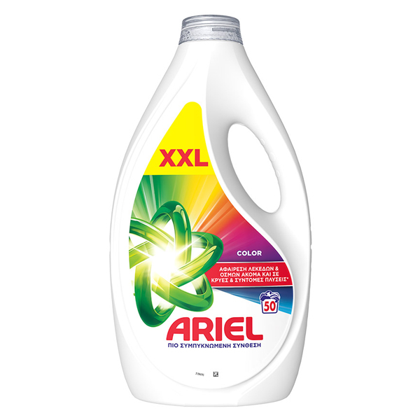 ARIEL ΥΓΡΟ 50μεζ. - (2,25lt) (COLOR)Τεμάχια / Κιβώτιο: 4