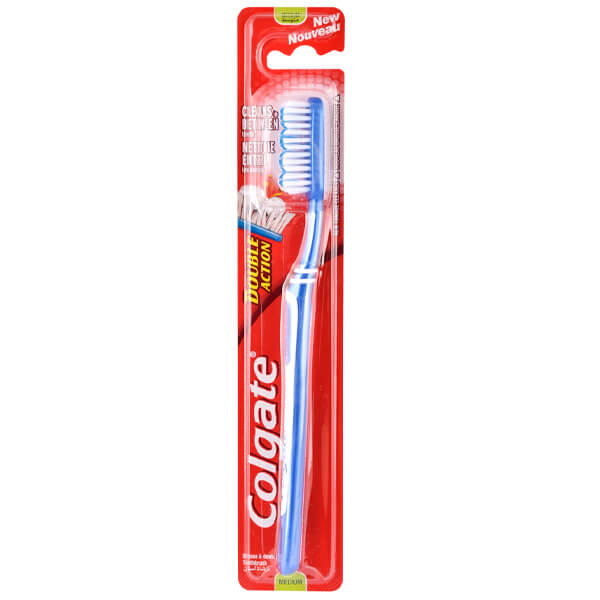 COLGATE ΟΔΟΝΤΟΒΟΥΡΤΣΑ DOUBLE ACTIOΝ - (MEDIUM)Τεμάχια / Κιβώτιο: 12