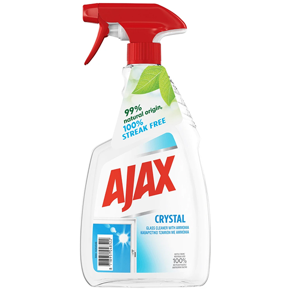 AJAX ΤΖΑΜΙΩΝ ΑΝΤΛΙΑ 750ml - (CRYSTAL CLEAN)Τεμάχια / Κιβώτιο: 12