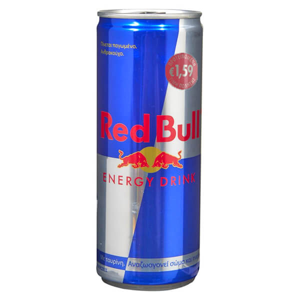 RED BULL ENERGY DRINK 250ml - (ΕΛΛΗΝΙΚΟ) (ΠΛΤ 1.59€)Τεμάχια / Κιβώτιο: 24