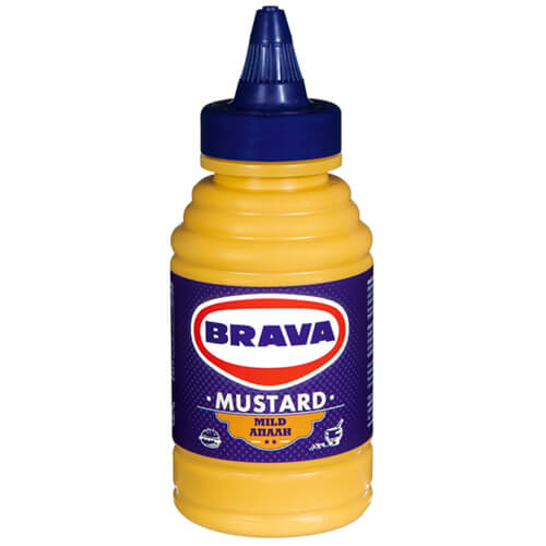BRAVA ΜΟΥΣΤΑΡΔΑ 250gr. - (ΑΠΑΛΗ)Τεμάχια / Κιβώτιο: 12