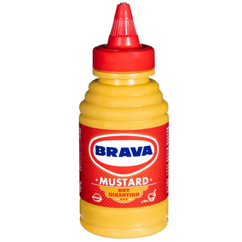 BRAVA ΜΟΥΣΤΑΡΔΑ 250gr. - (ΠΙΚΑΝΤΙΚΗ)Τεμάχια / Κιβώτιο: 12