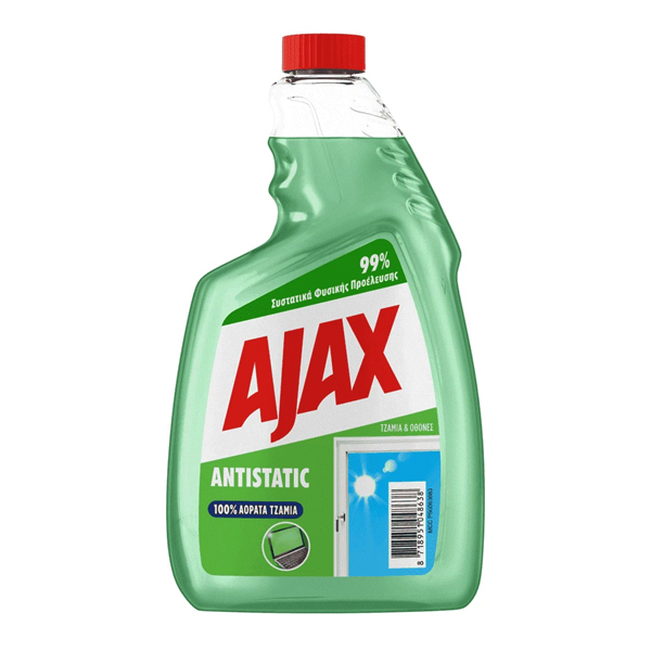AJAX ΤΖΑΜΙΩΝ ΑΝΤΑΛΛΑΚΤΙΚΟ 750ml - (ANTISTATIC)Τεμάχια / Κιβώτιο: 12