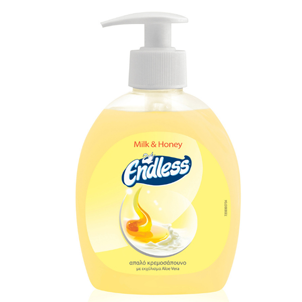 ENDLESS CREAM ΚΡΕΜΟΣΑΠΟΥΝΟ ΑΝΤΛΙΑ 300ml - (HONEY-MILK)Τεμάχια / Κιβώτιο: 12