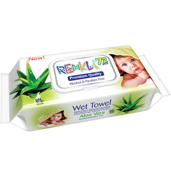 RENKLI ΜΩΡΟΜΑΝΤΗΛΑ ΜΕ ΚΑΠΑΚΙ 72τεμ. - (ALOE VERA) (PREMIUM SERIES)Τεμάχια / Κιβώτιο: 30