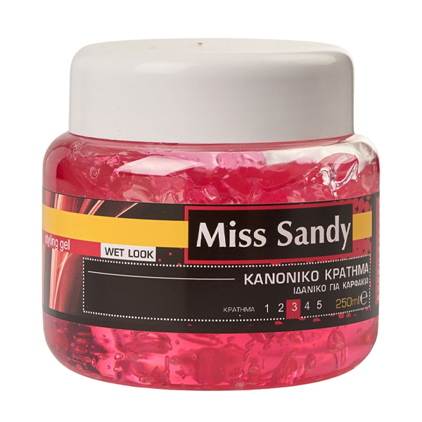 MISS SANDY GEL 250ml - (KANONIKO ΚΡΑΤΗΜΑ) (ΚΟΚΚΙΝΟ)Τεμάχια / Κιβώτιο: 12