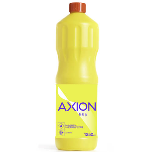 AXION ΧΛΩΡΙΟ ΛΕΥΚANTIΚΟ ΠΑΧ/ΤΟ 1250ml - (ΛΕΜΟΝΙ)Τεμάχια / Κιβώτιο: 12