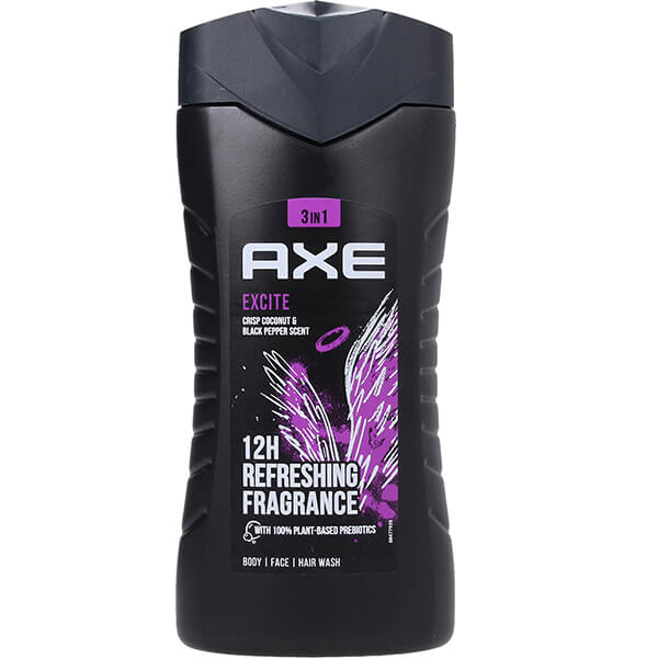 AXE SHOWER GEL 250ml - (EXCITE)Τεμάχια / Κιβώτιο: 12