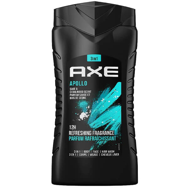 AXE SHOWER GEL 250ml - (APOLLO)Τεμάχια / Κιβώτιο: 12
