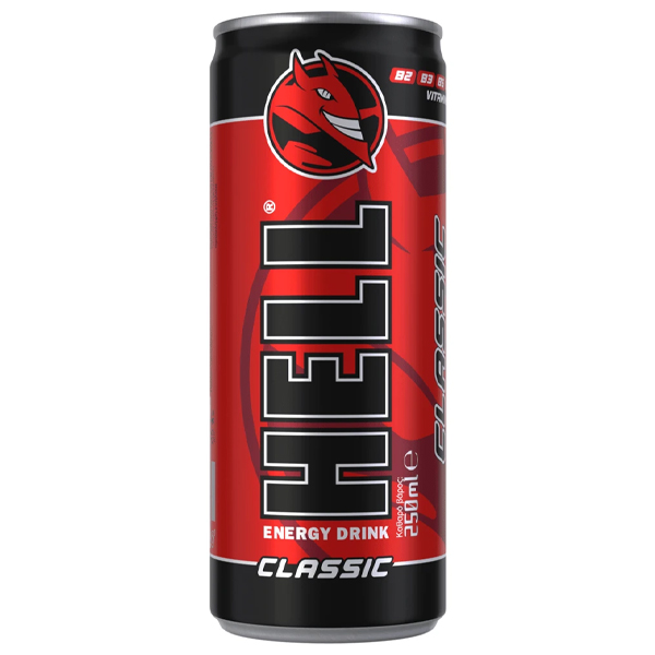 HELL ENERGY DRINK 250ml - (ORIGINAL)Τεμάχια / Κιβώτιο: 24