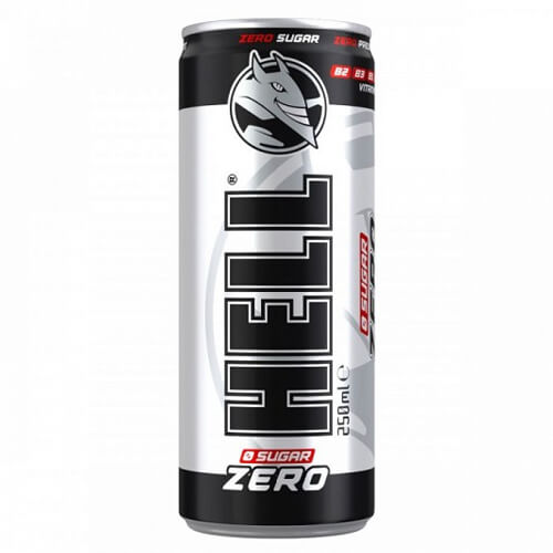 HELL ENERGY DRINK 250ml - (ZERO CALORIES-BLACK)Τεμάχια / Κιβώτιο: 24