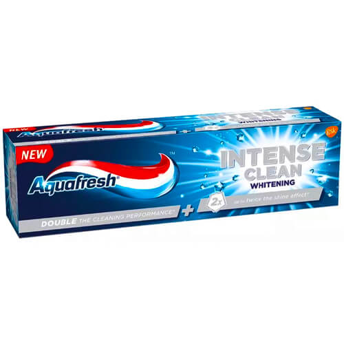 AQUAFRESH INTENSE CLEAN 75ml - (WHITENING) (ΟΔΟΝΤΟΚΡΕΜΑ)Τεμάχια / Κιβώτιο: 12