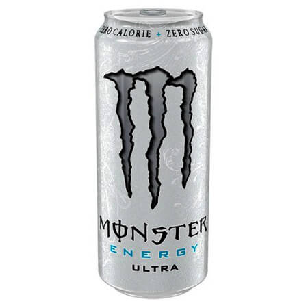 MONSTER ENERGY DRINK 500ml - (ULTRA) (ZERO SUGAR)Τεμάχια / Κιβώτιο: 12