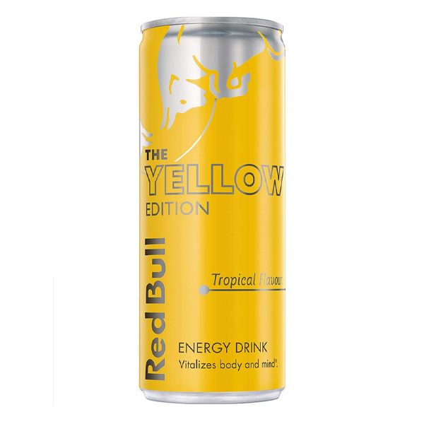 RED BULL ENERGY DRINK 250ml - (YELLOW)Τεμάχια / Κιβώτιο: 24