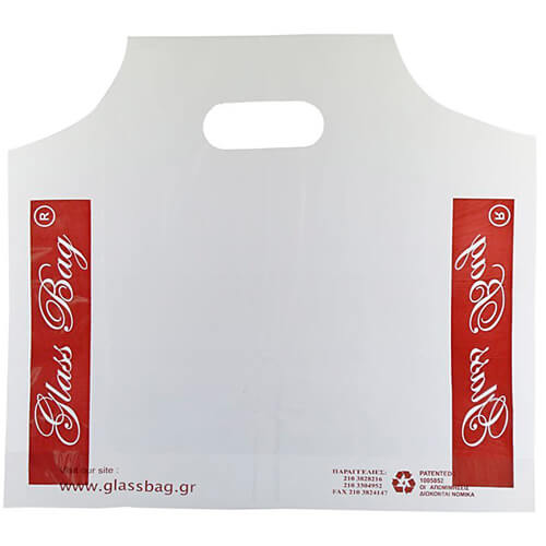 ΣΑΚΟΥΛΑ ΠΟΤΗΡΟΘΗΚΗ 2 ΘΕΣΕΩΝ ''GLASS BAG'' (500τεμ.) ΚΛΕΙΣΤΟ ΚΑΤΩ ΜΕΡΟΣΤεμάχια / Κιβώτιο: 8