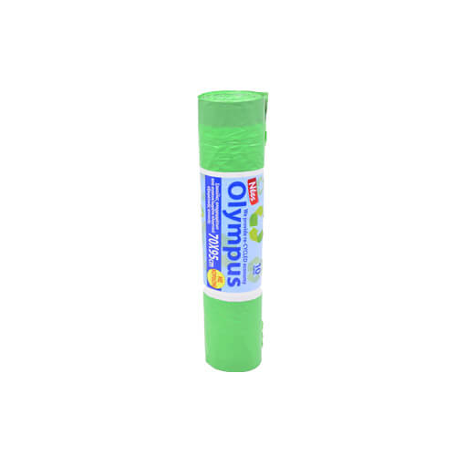 OLYMPUS ΣΑΚΟΥΛΑ ΑΠΟΡΡΙΜΑΤΩΝ RECYCLED (10τεμ.)-(ΔΙΑΦΟΡΑ ΧΡΩΜΑΤΑ) - (70x95cm)Τεμάχια / Κιβώτιο: 26
