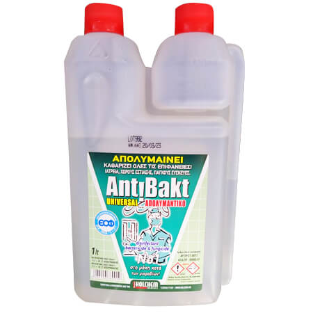 ANTIBAKT UNIVERSAL ΑΝΤΙΒΑΚΤΗΡΙΔΙΑΚΟ 1lit - (ΑΟΣΜΟ)Τεμάχια / Κιβώτιο: 6