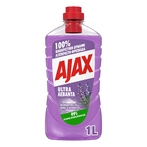 AJAX ΓΕΝ. ΧΡΗΣΗΣ 1lt - (ULTRA ΛΕΒΑΝΤΑ)Τεμάχια / Κιβώτιο: 12