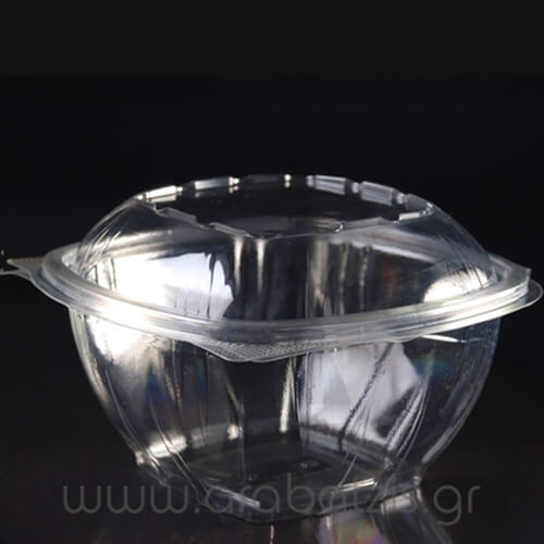 ΘΗΚΗ ΣΤΡΟΓΓΥΛΗ 250gr. (FT 715) - 100τεμ. - (LUX PLAST)Τεμάχια / Κιβώτιο: 6