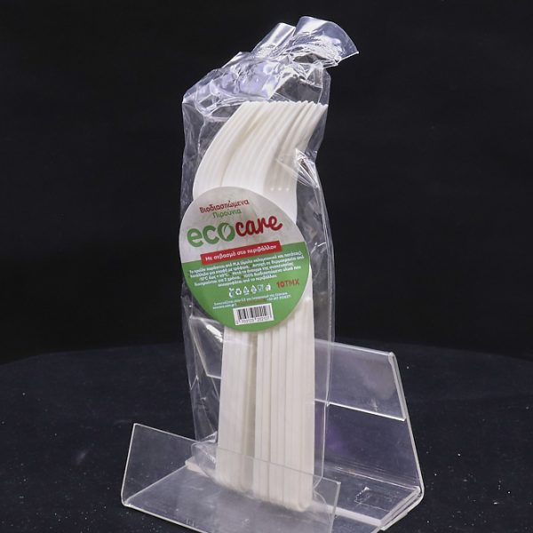 ECOCARE ΠΙΡΟΥΝΙ ΦΑΓΗΤΟΥ ΛΕΥΚΟ 16,5cm - (10τεμ.)Τεμάχια / Κιβώτιο: 100