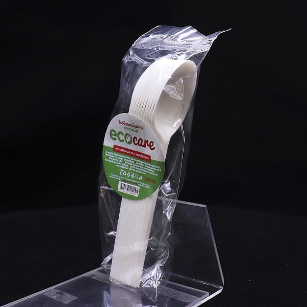 ECOCARE ΚΟΥΤΑΛΙ ΦΑΓΗΤΟΥ ΛΕΥΚΟ 16,5cm - (10τεμ.) ΚΟΥΤΑΛΙ ΦΑΓΗΤΟΥ ΛΕΥΚΟ 16,5cm - (10τεμ.)Τεμάχια / Κιβώτιο: 100