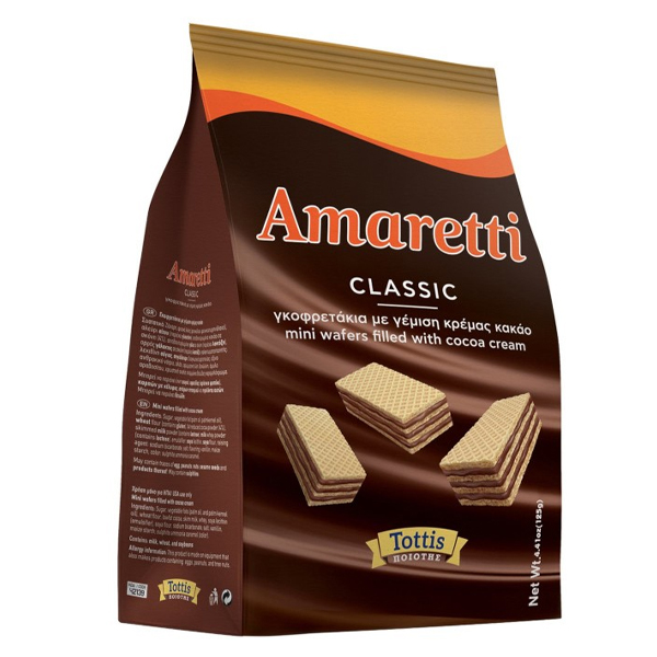 BINGO AMARETTI ΓΚΟΦΡΕΤΑ 125gr. - (ΚΡΕΜΑ ΚΑΚΑΟ) (ΣΑΚΟΥΛΑ)Τεμάχια / Κιβώτιο: 12