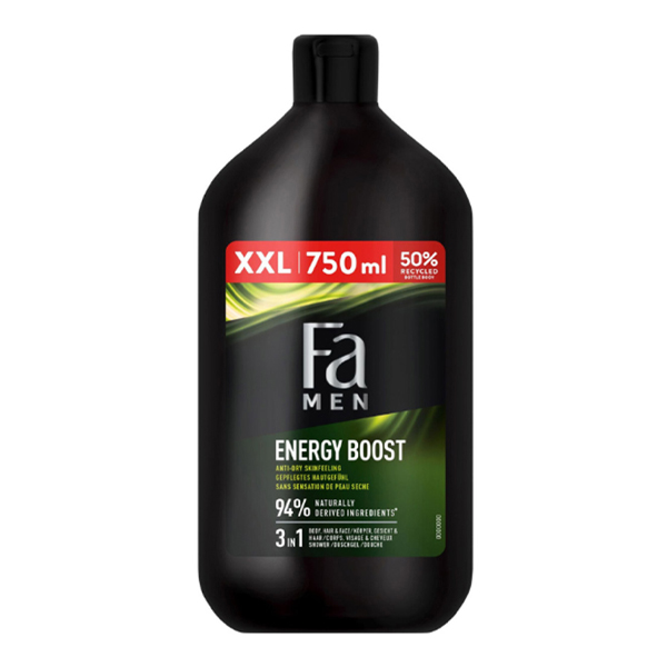 FA ΑΦΡΟΛΟΥΤΡΟ 750ml - (ENERGY BOOST)Τεμάχια / Κιβώτιο: 12