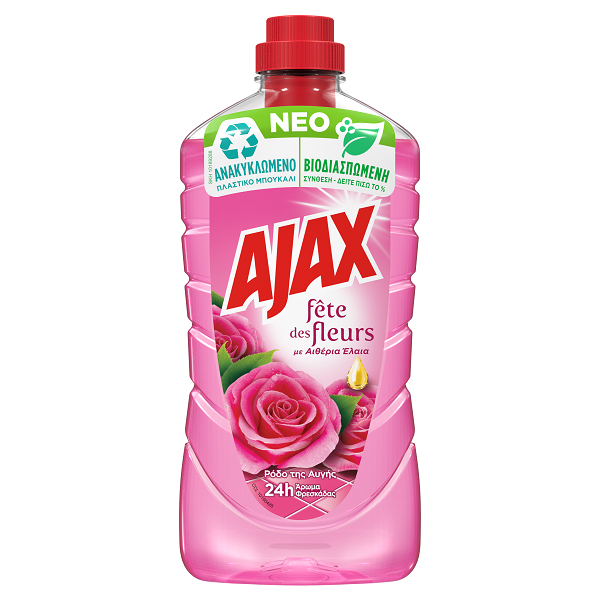 AJAX ΓΕΝ. ΧΡΗΣΗΣ 1lt - (ΡΟΔΟ ΑΥΓΗΣ)Τεμάχια / Κιβώτιο: 12