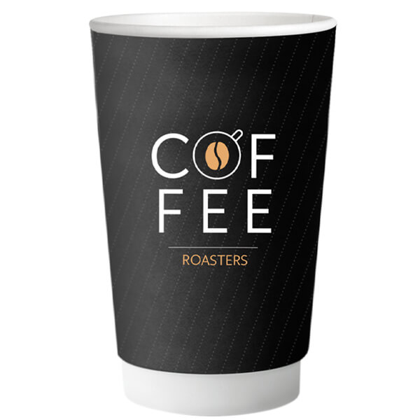 ΠΟΤΗΡΙ ΧΑΡΤΙΝΟ COFFEE ROASTERS (DOUBLE WALL) (12οz-14oz) - (25τεμ.)Τεμάχια / Κιβώτιο: 20