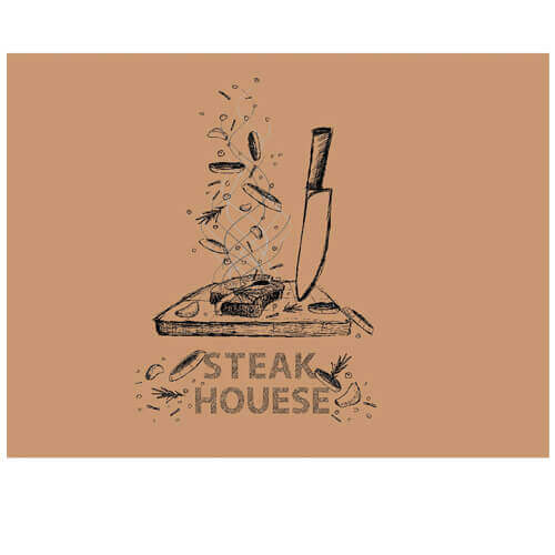 ΣΟΥΠΛΑ ΚΡΑΦΤ (30x40cm) - (500τεμ.) (STEAKHOUSE)Τεμάχια / Κιβώτιο: 2